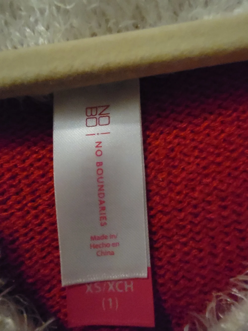 Knitted HOLIDAY ELF No Boundaries Red and White Kids Sweaterdress